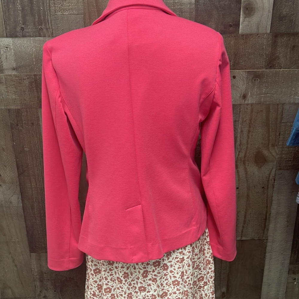 Gap Size Medium Pink Blazer Euc - image 5